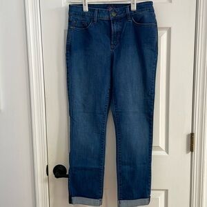 NYDJ Boyfriend cuffed jeans